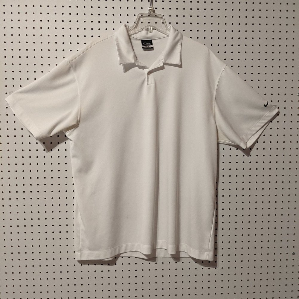 Nike Golf Dri-Fit Polo Mens Size XXL  White